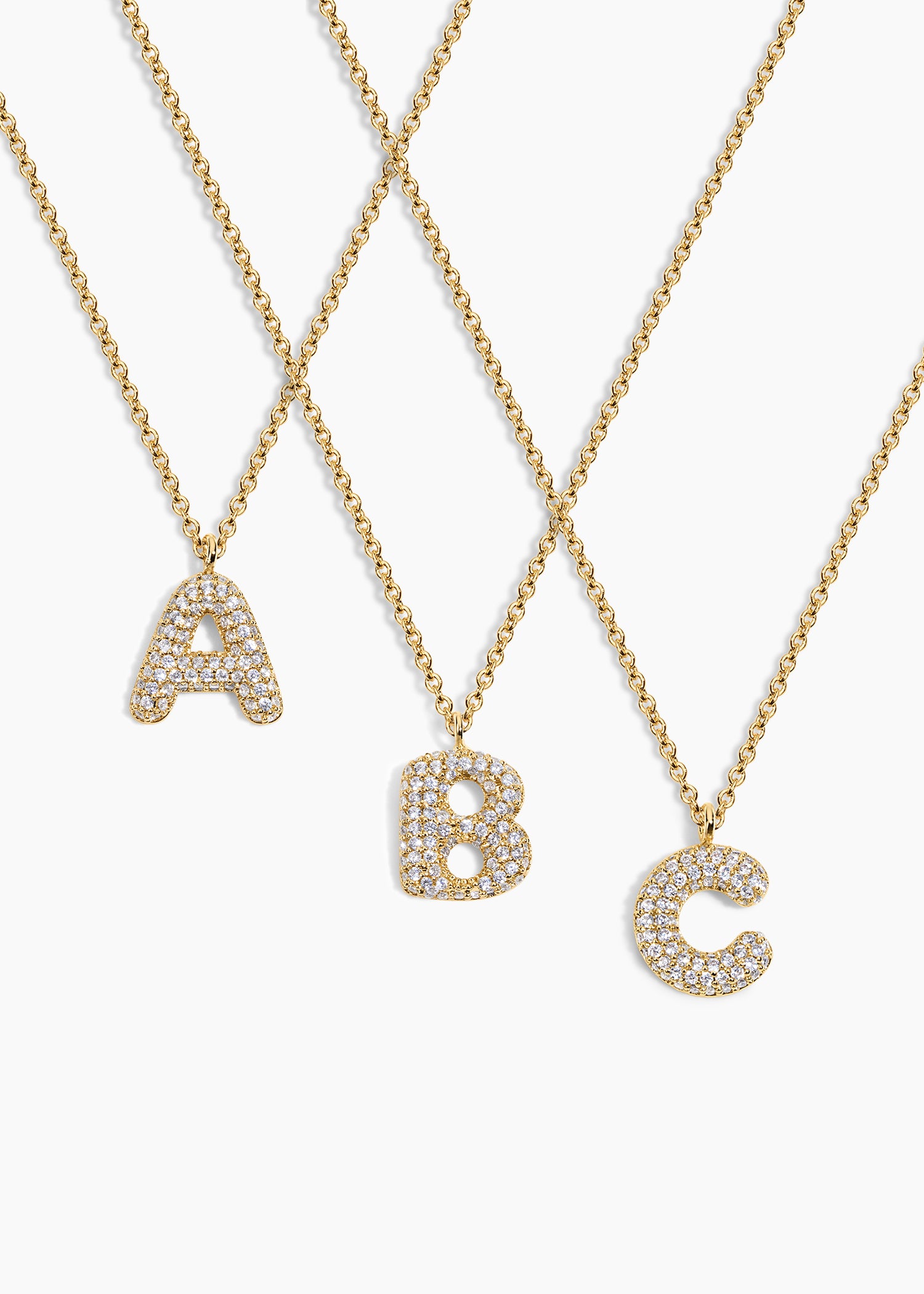 Bubble Letter Necklace