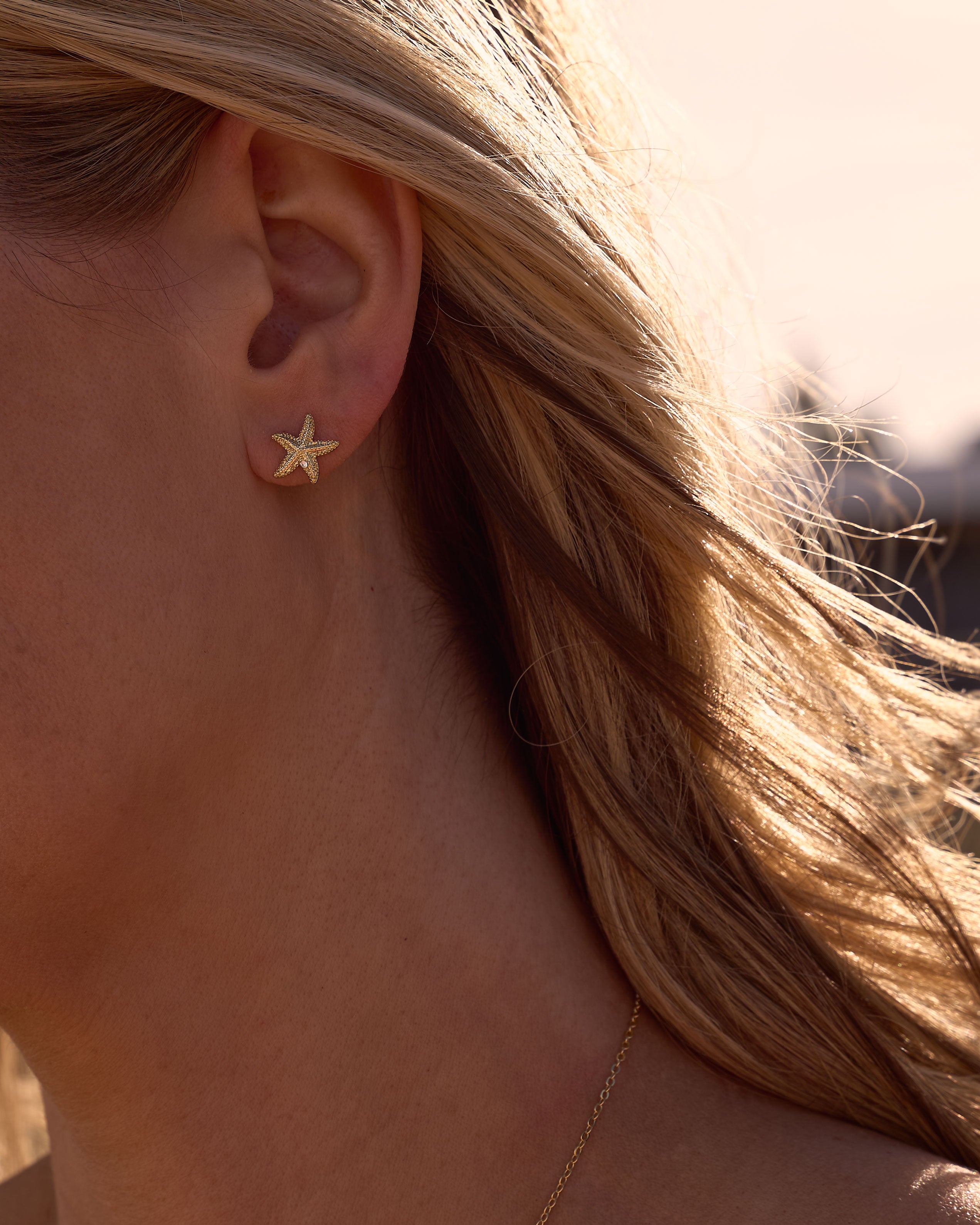 Mini Starfish Earrings