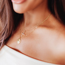 Amore Cross Necklace