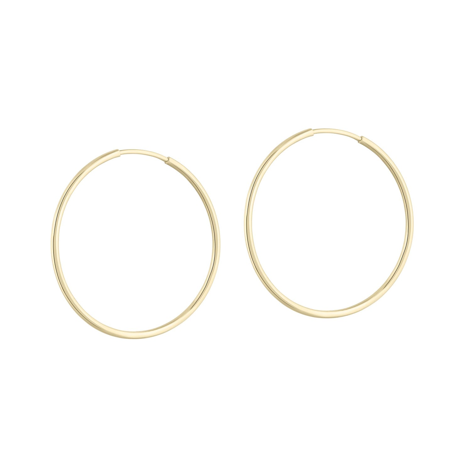 14kt Gold Always Hoops