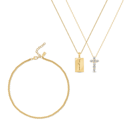 Love You Necklace Set of 3