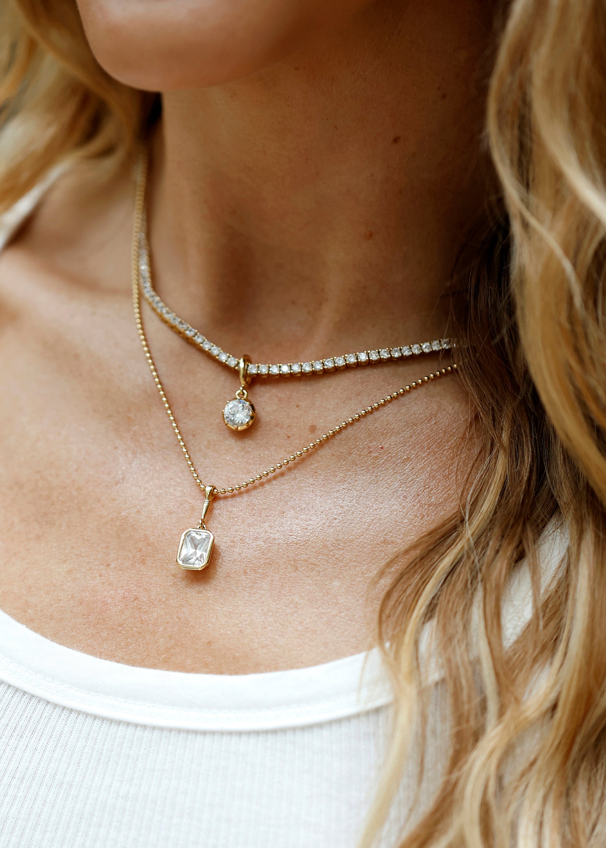 Opalite Necklace Set of 2