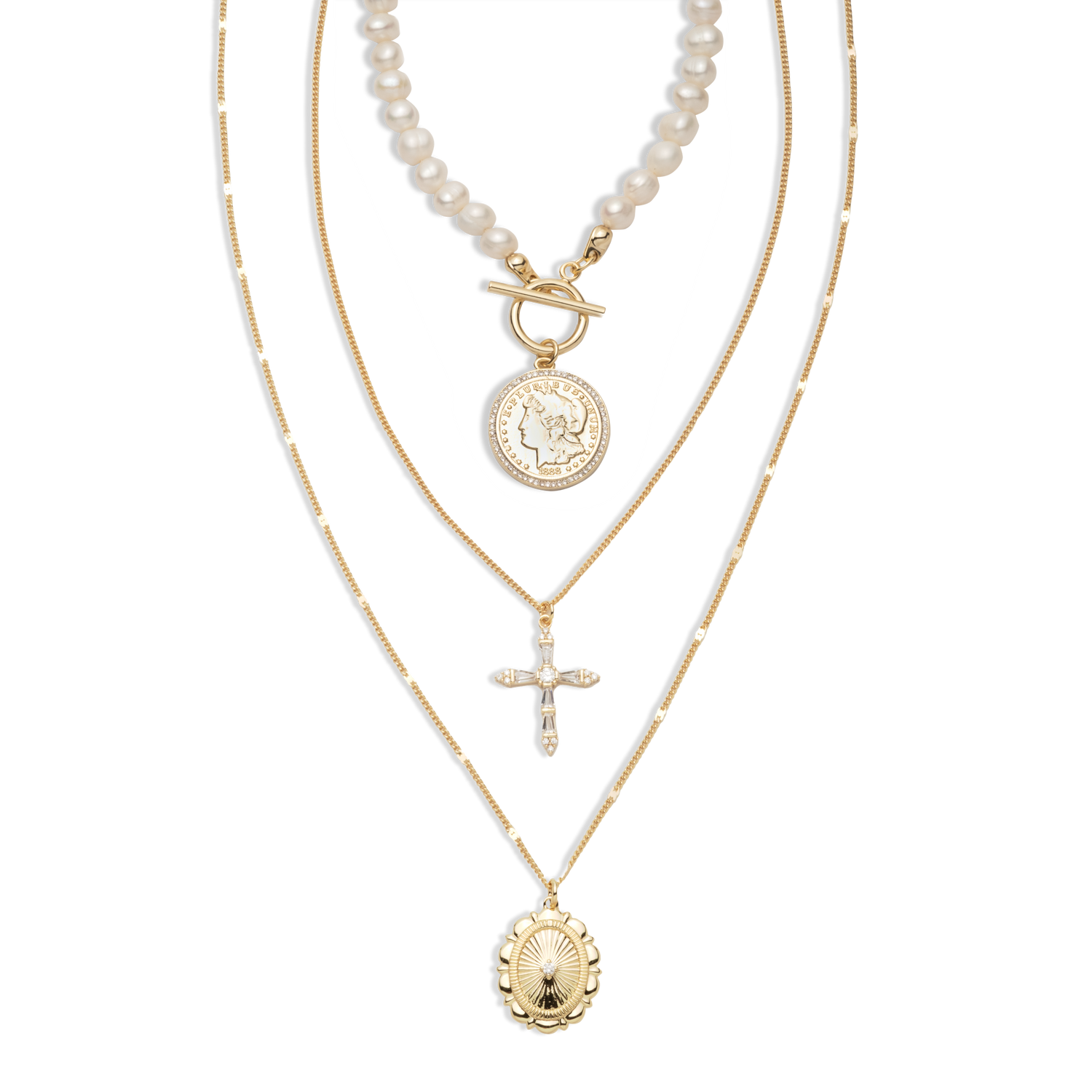 Amore Necklace Set of 3