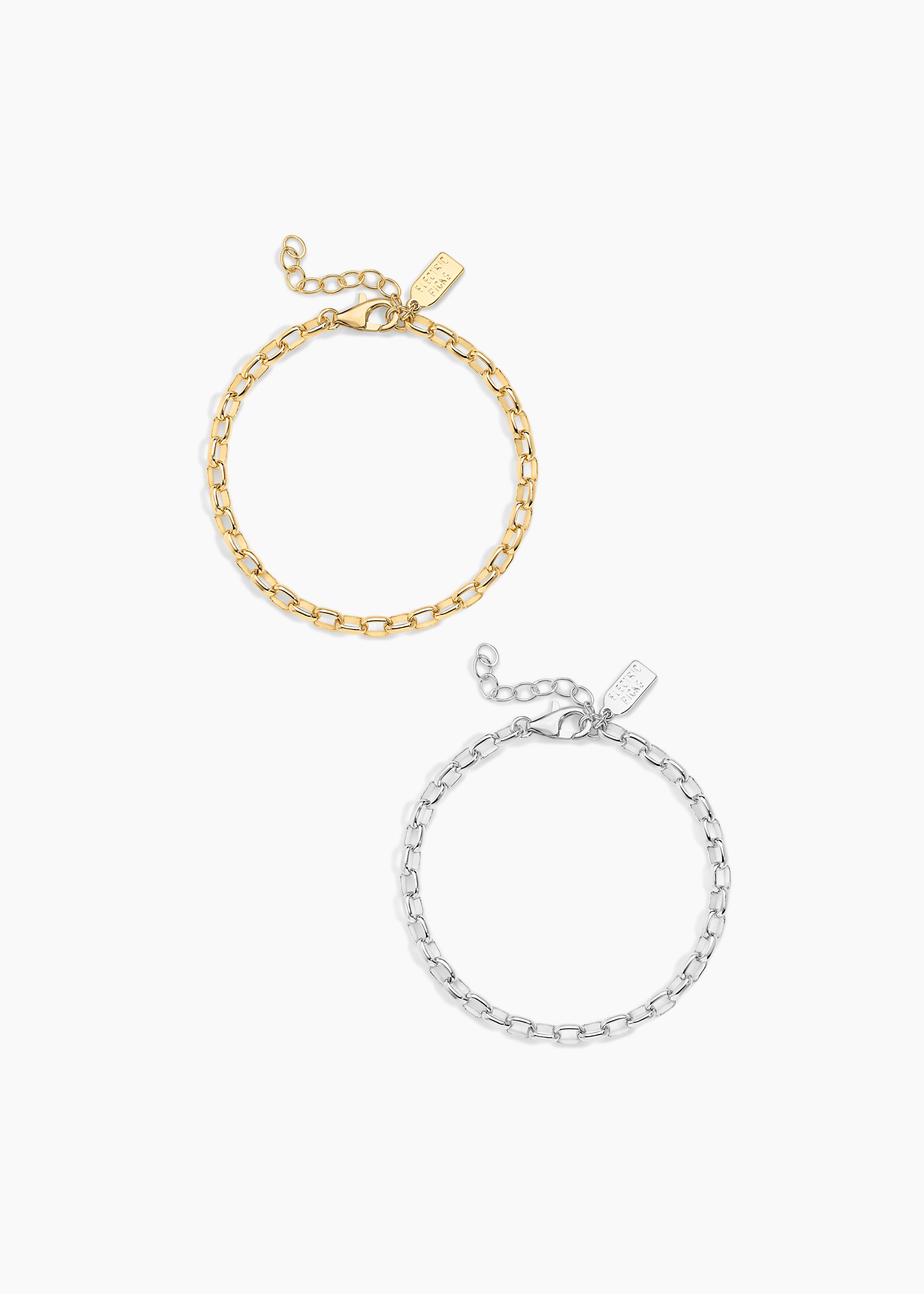 Bestie Chain Bracelet Set of 2