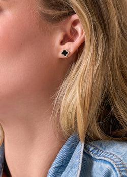 Black Icon Studs