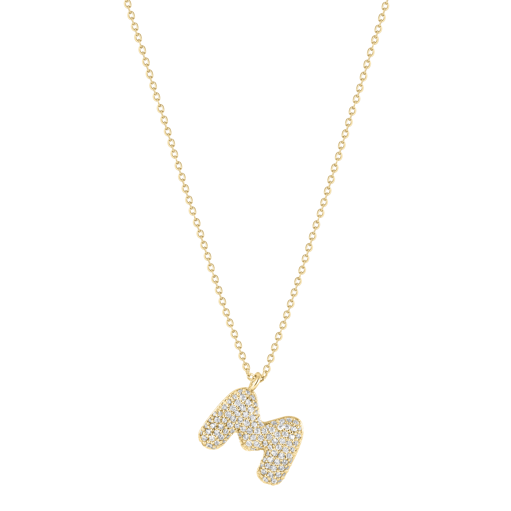 Bubble Letter Necklace