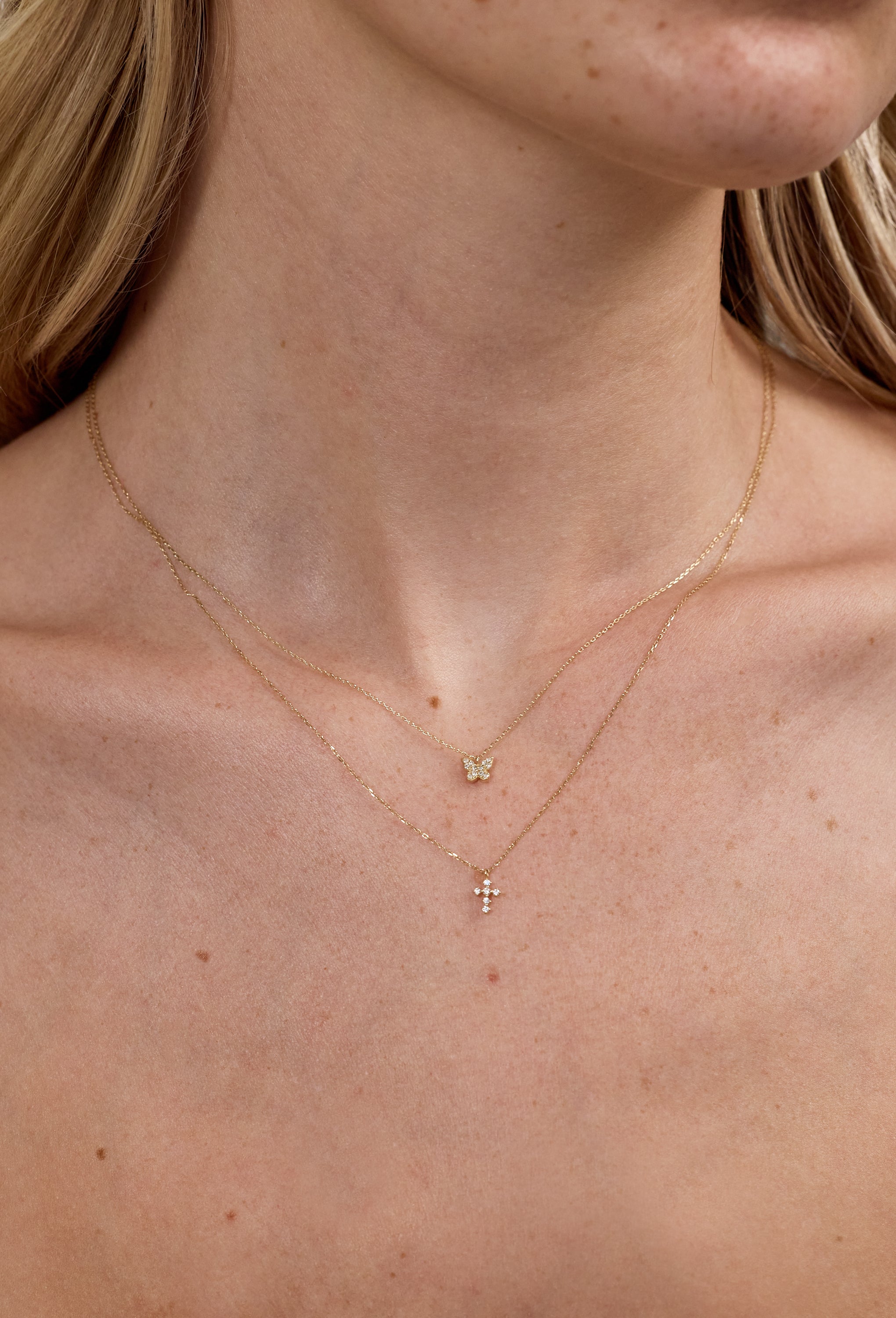 Diamond Cross Necklace