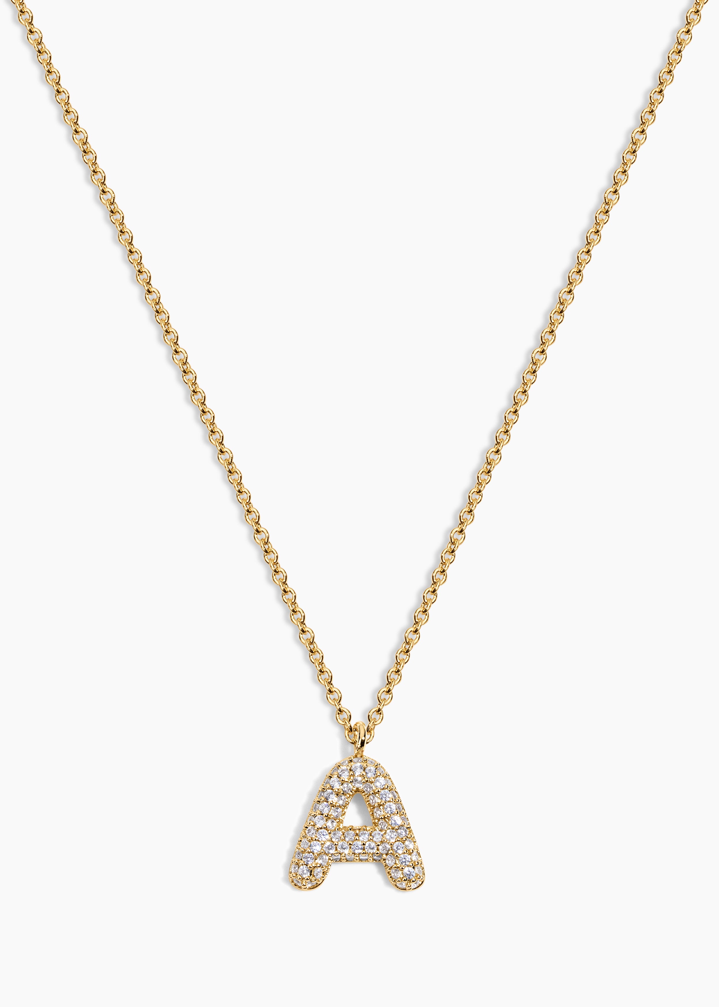 Bubble Letter Necklace