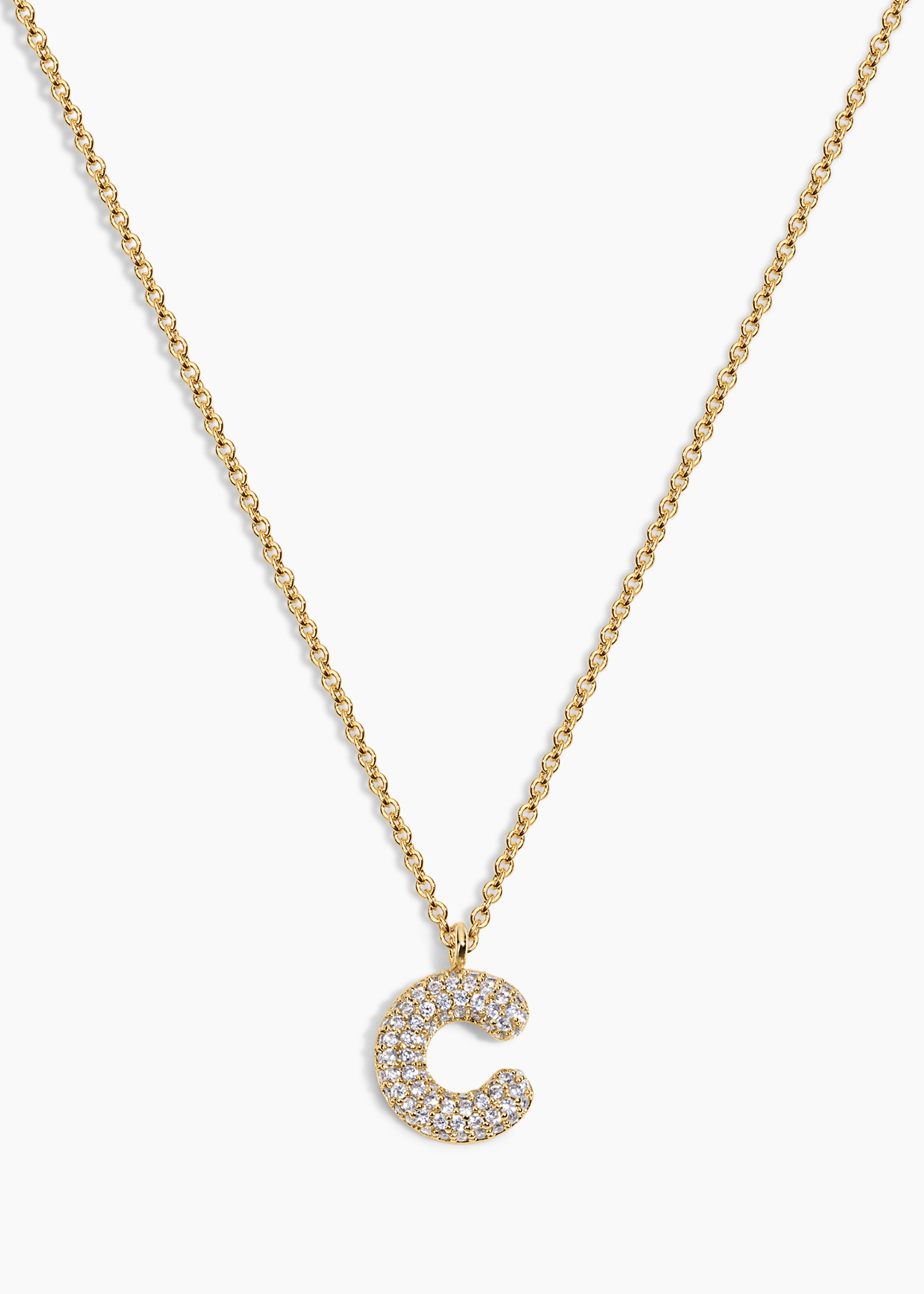 Bubble Letter Necklace