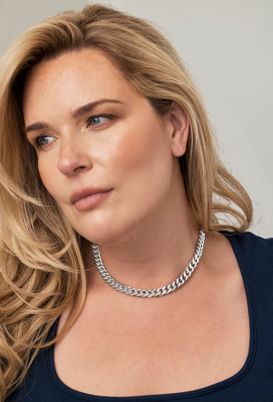 Python Silver Necklace