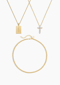 Love You Necklace Set of 3