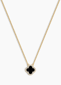 Mini Icon Black Necklace