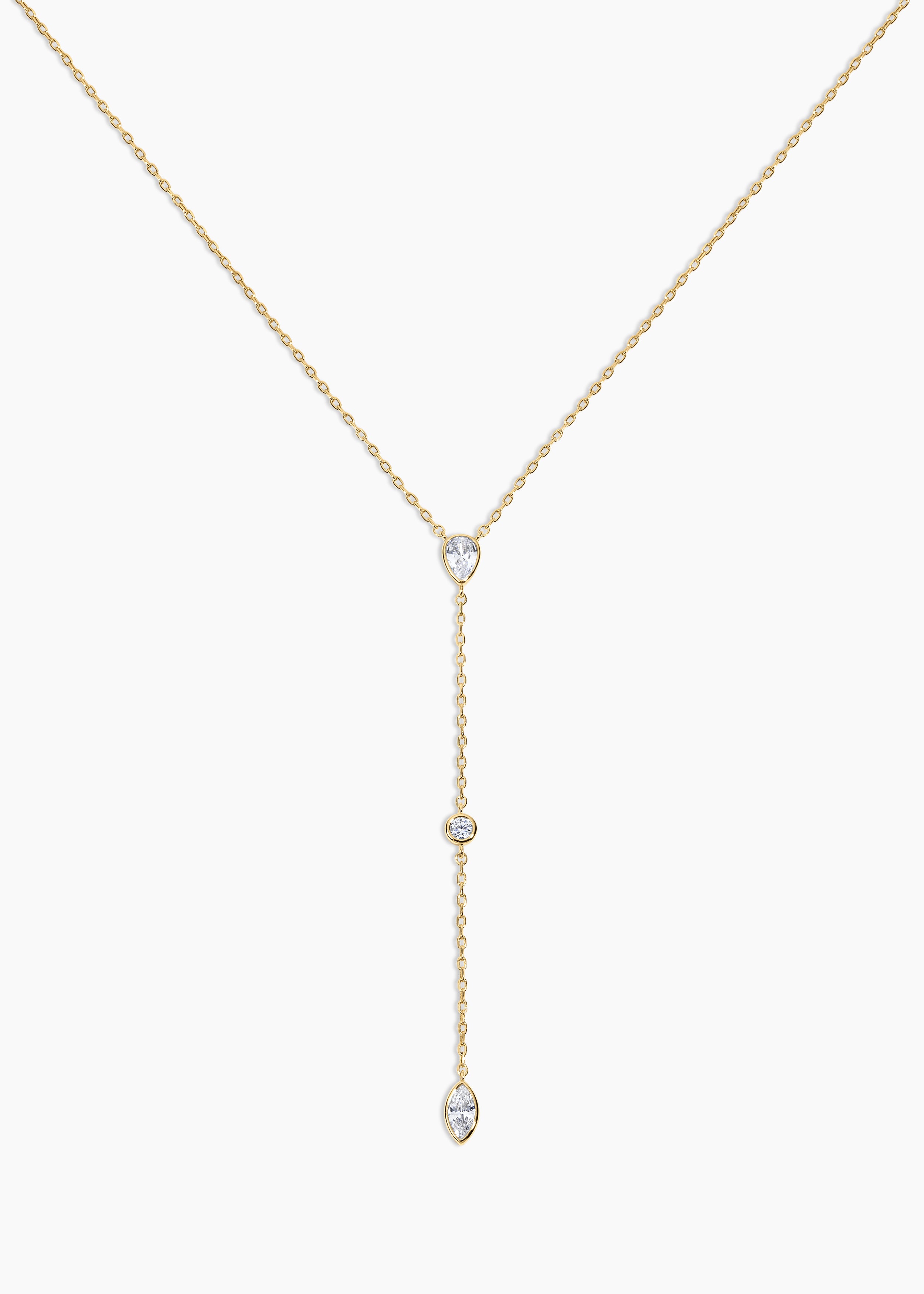 Electric Picks Paloma 14k gold-filled lariat layering necklace