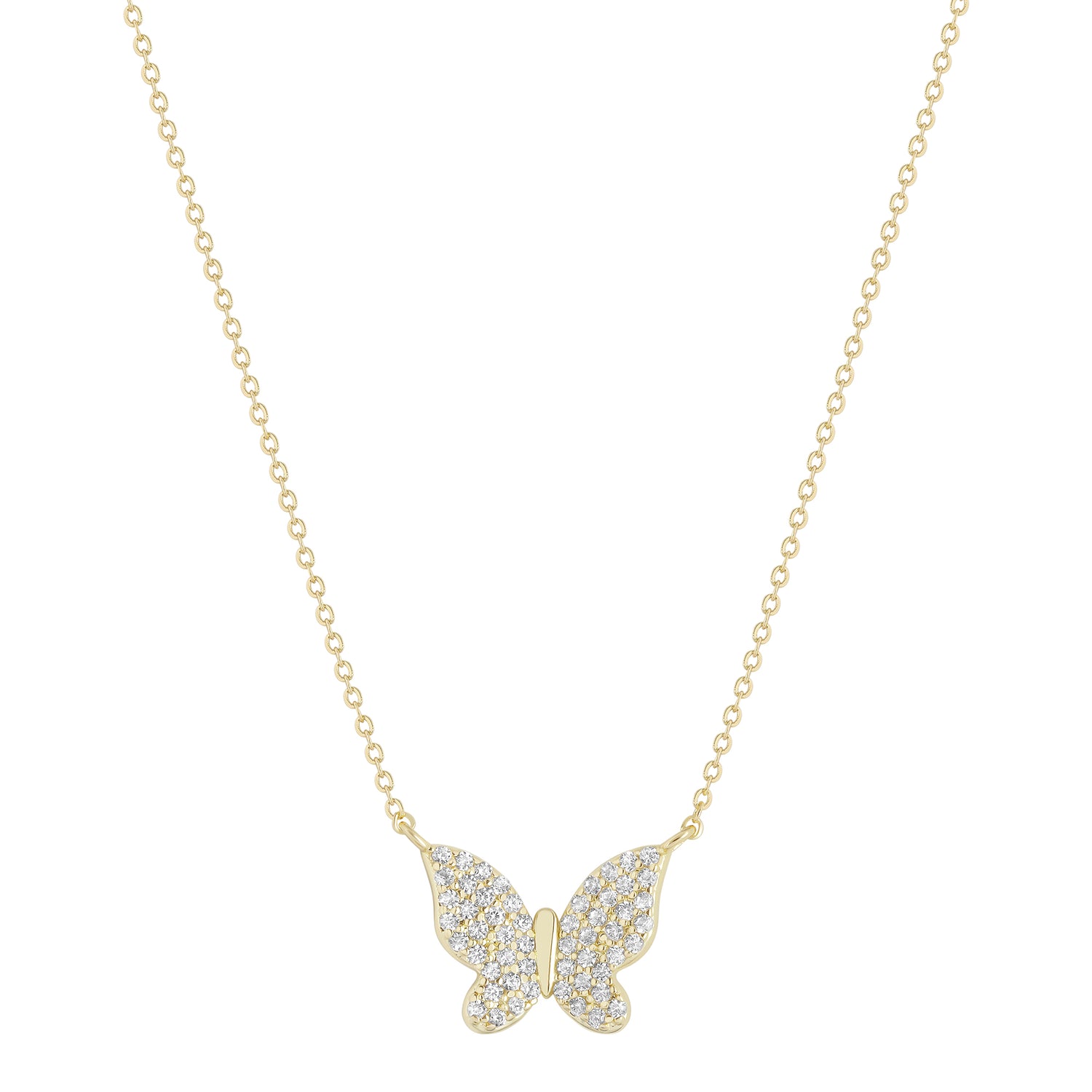 Social Butterfly Necklace Set of 2