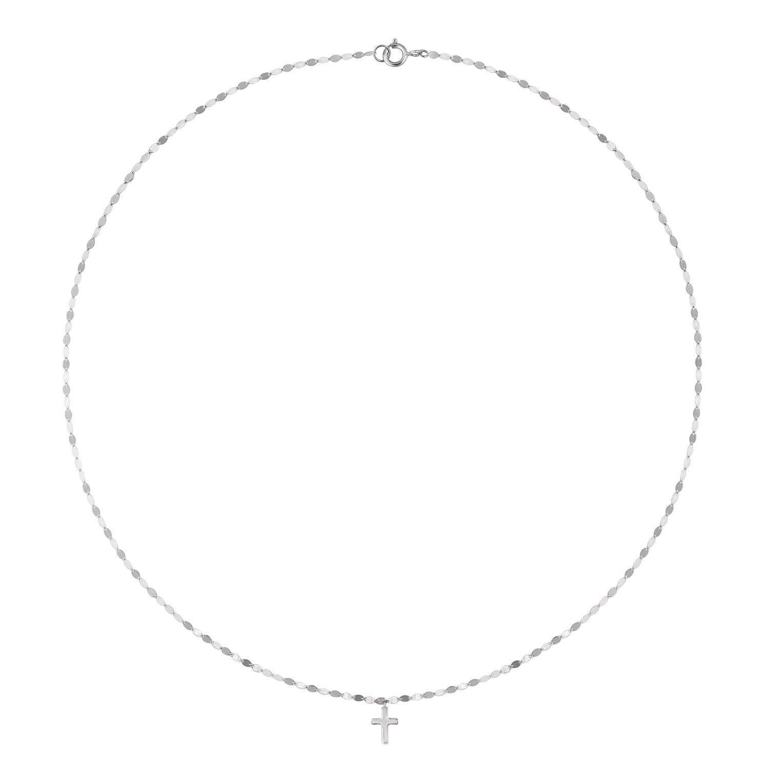 Believe Necklace- White Gold