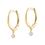 Pillow Diamond Hoops