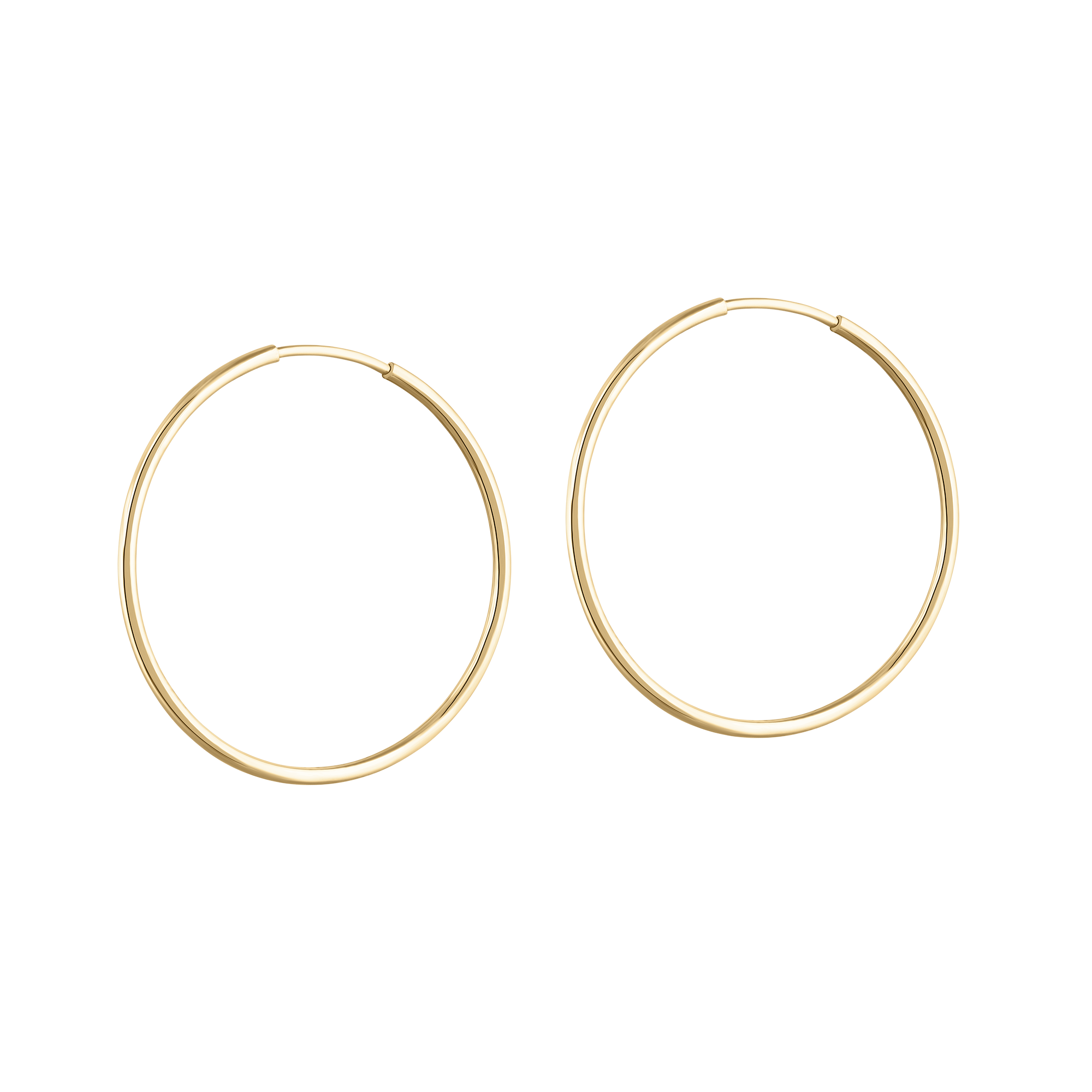 14kt Gold Always Hoops