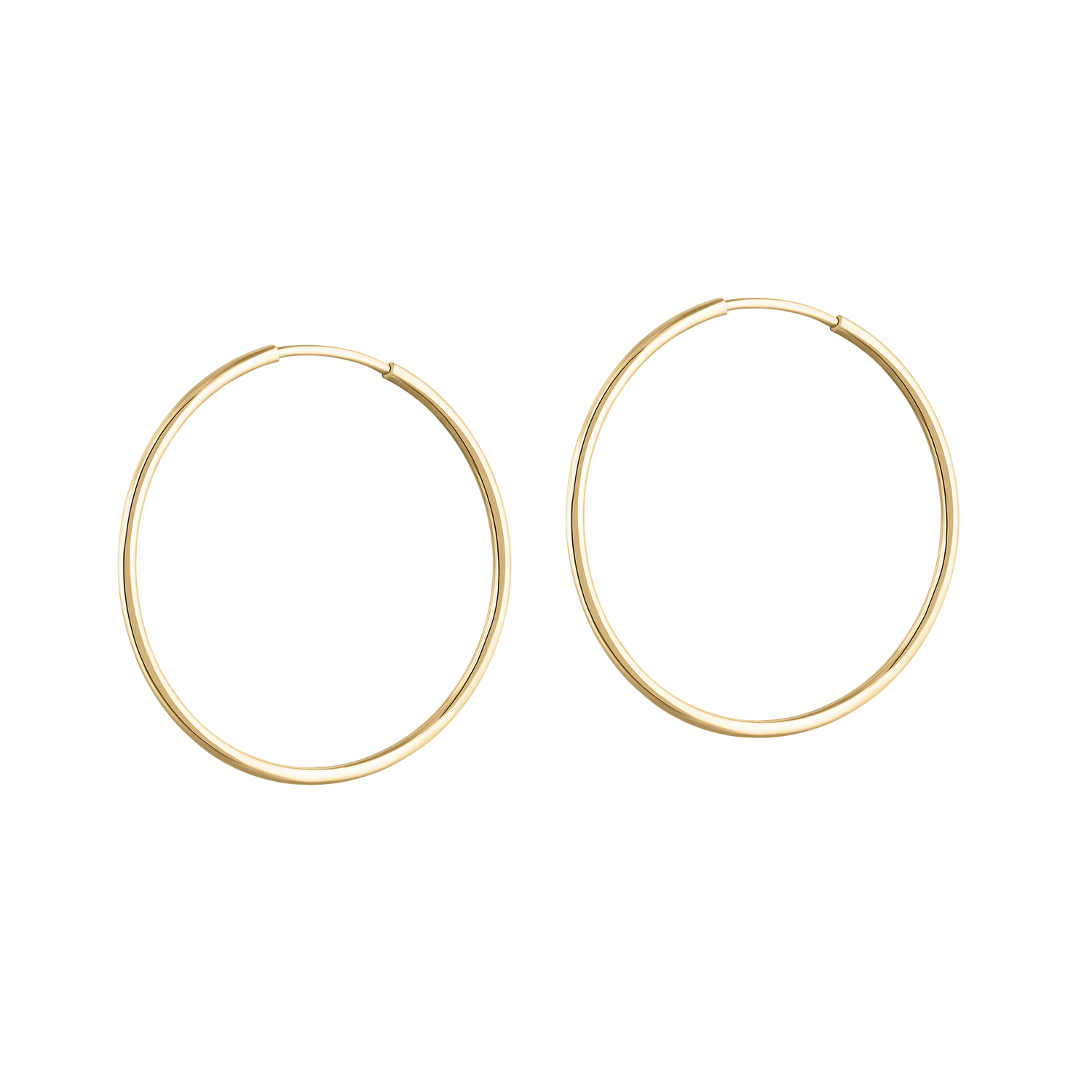 14kt Gold Always Hoops