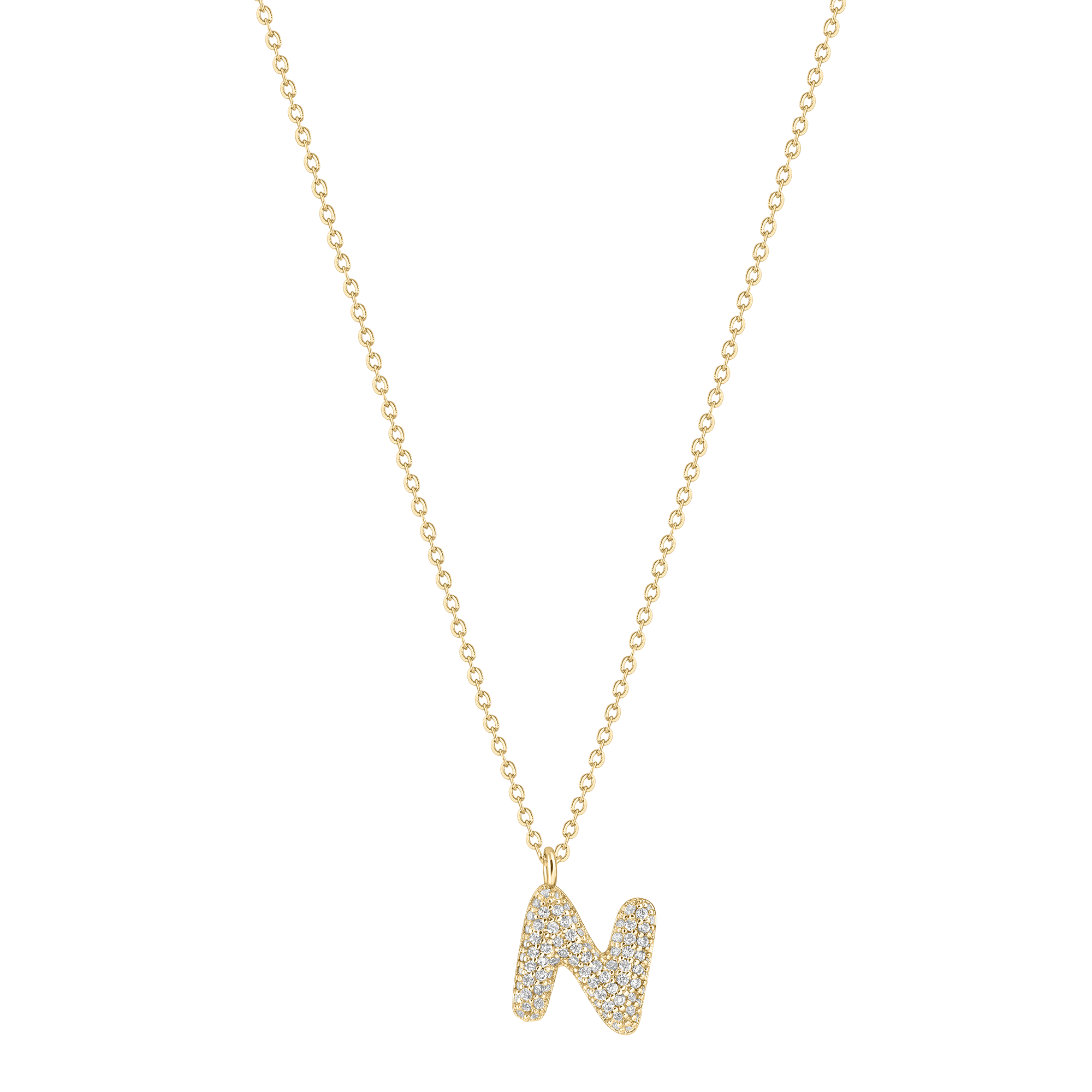 Bubble Letter Necklace