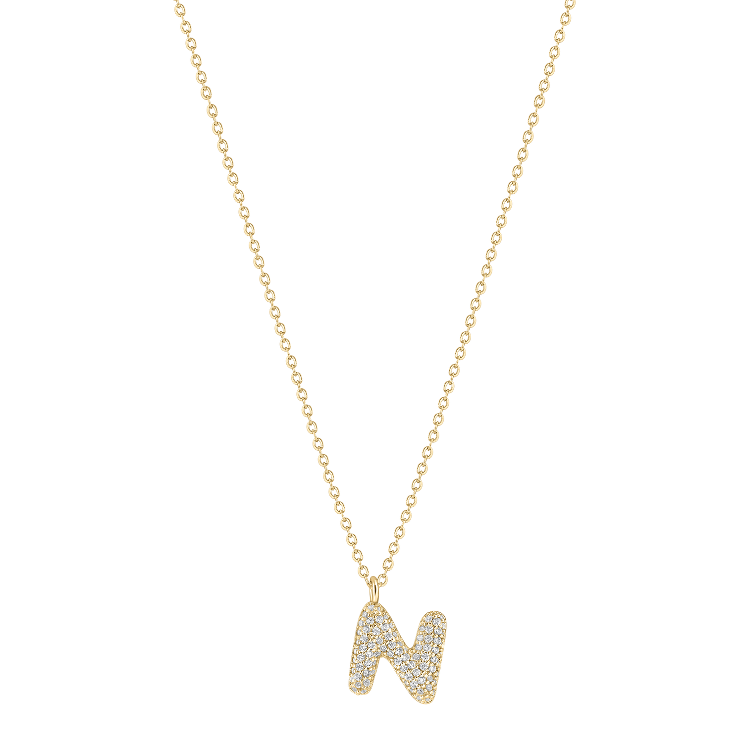 Bubble Letter Necklace