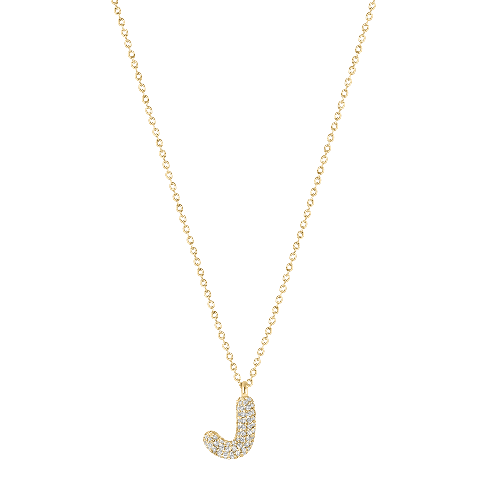 Bubble Letter Necklace