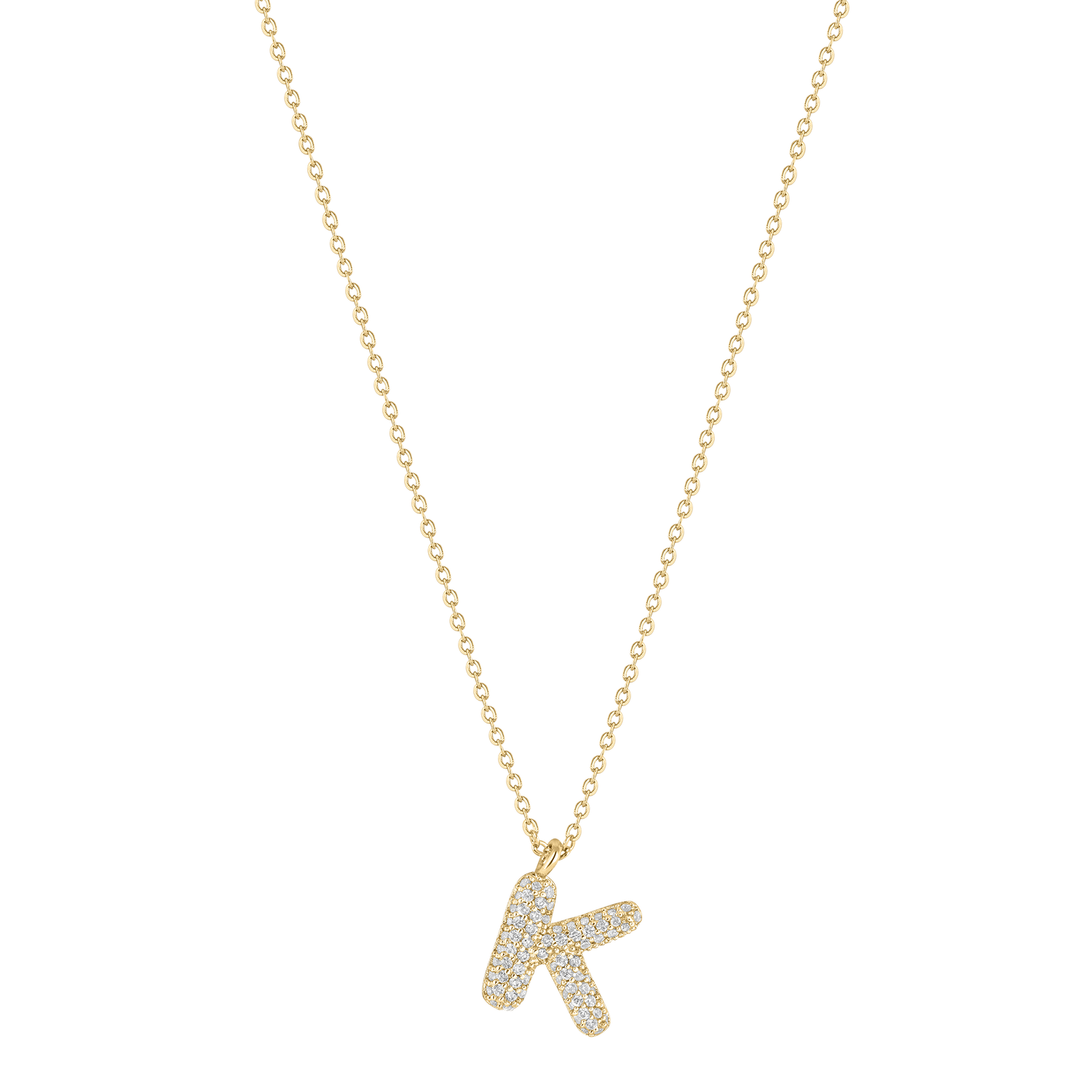 Bubble Letter Necklace