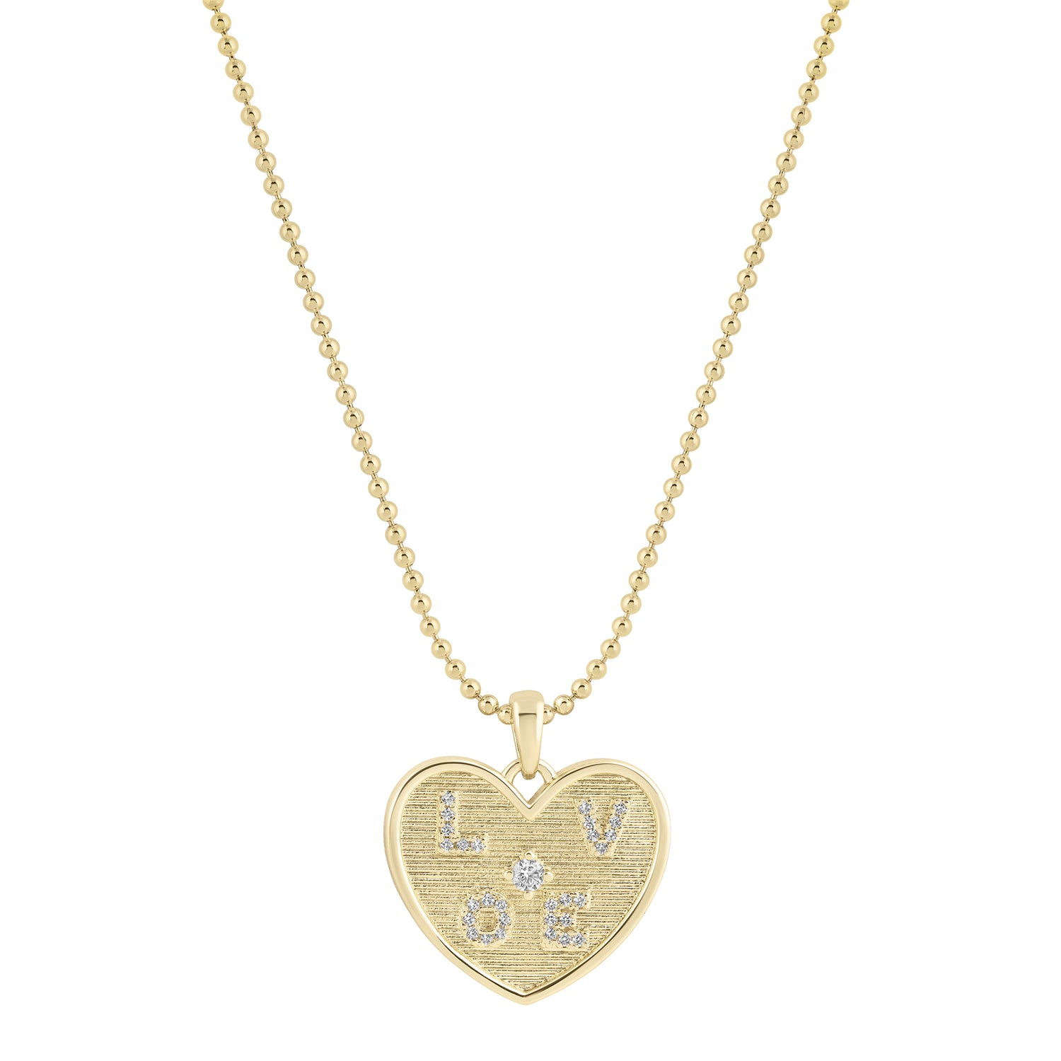 Heart of Gold Necklace Set of 2