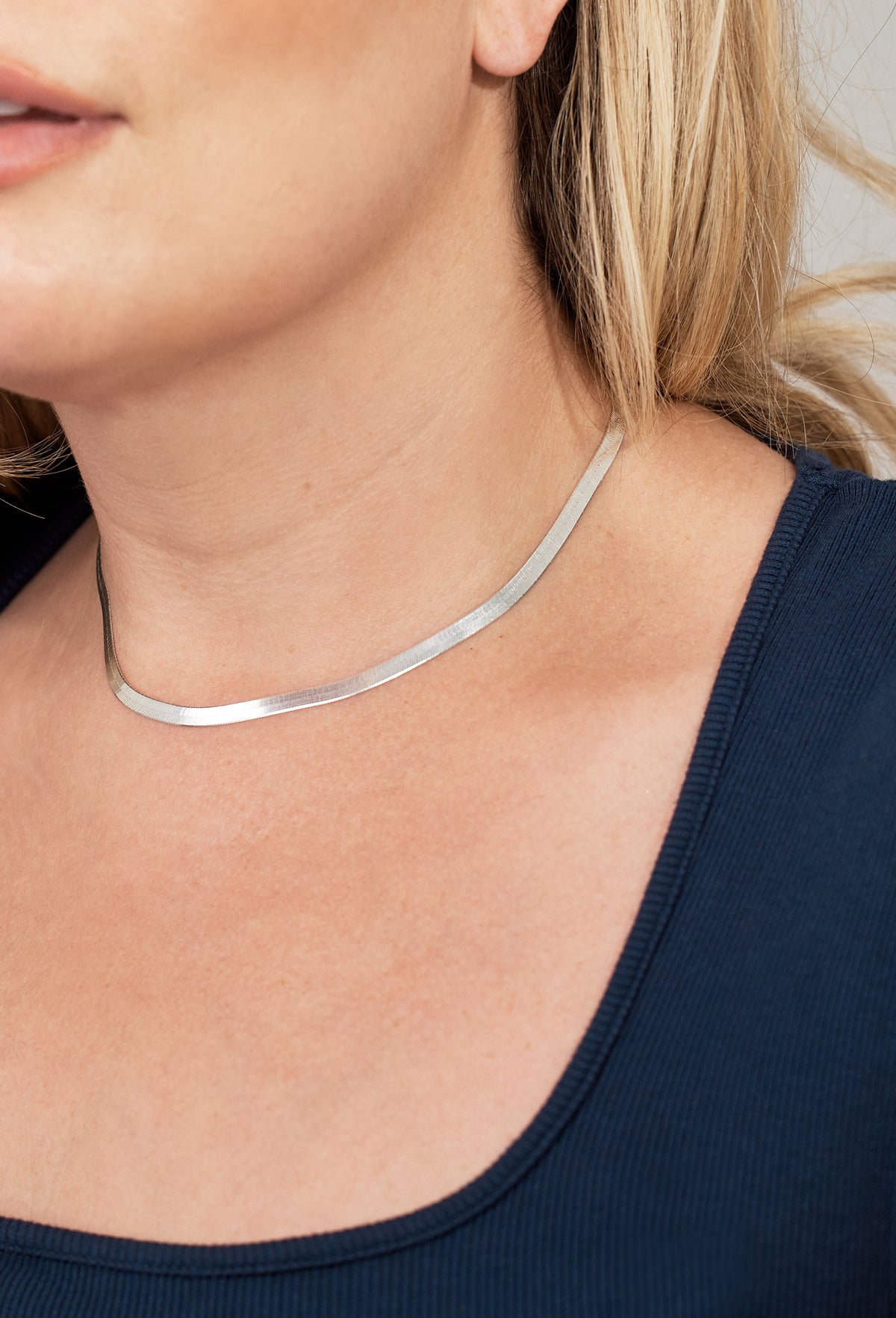 Python Silver Necklace