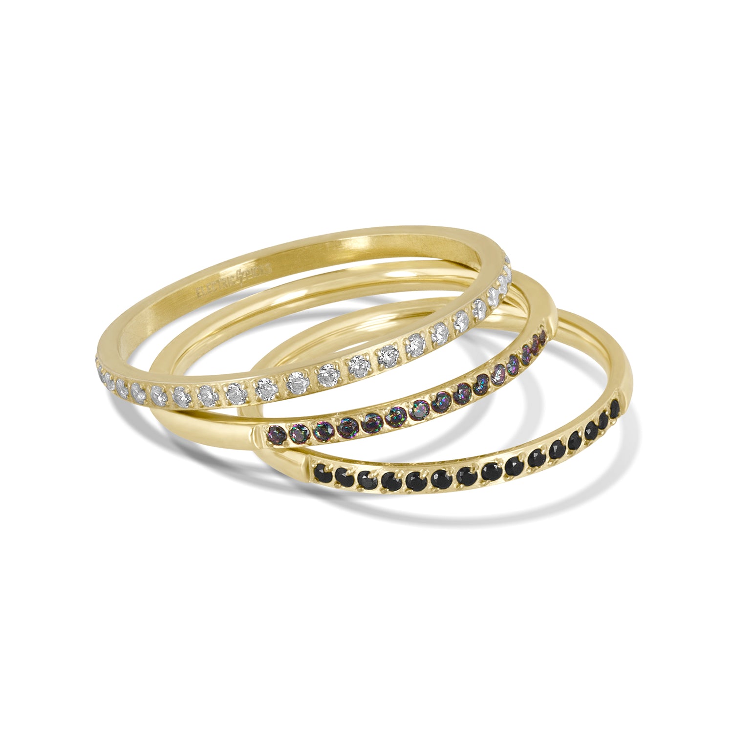 Rock Candy Ring Set of 3