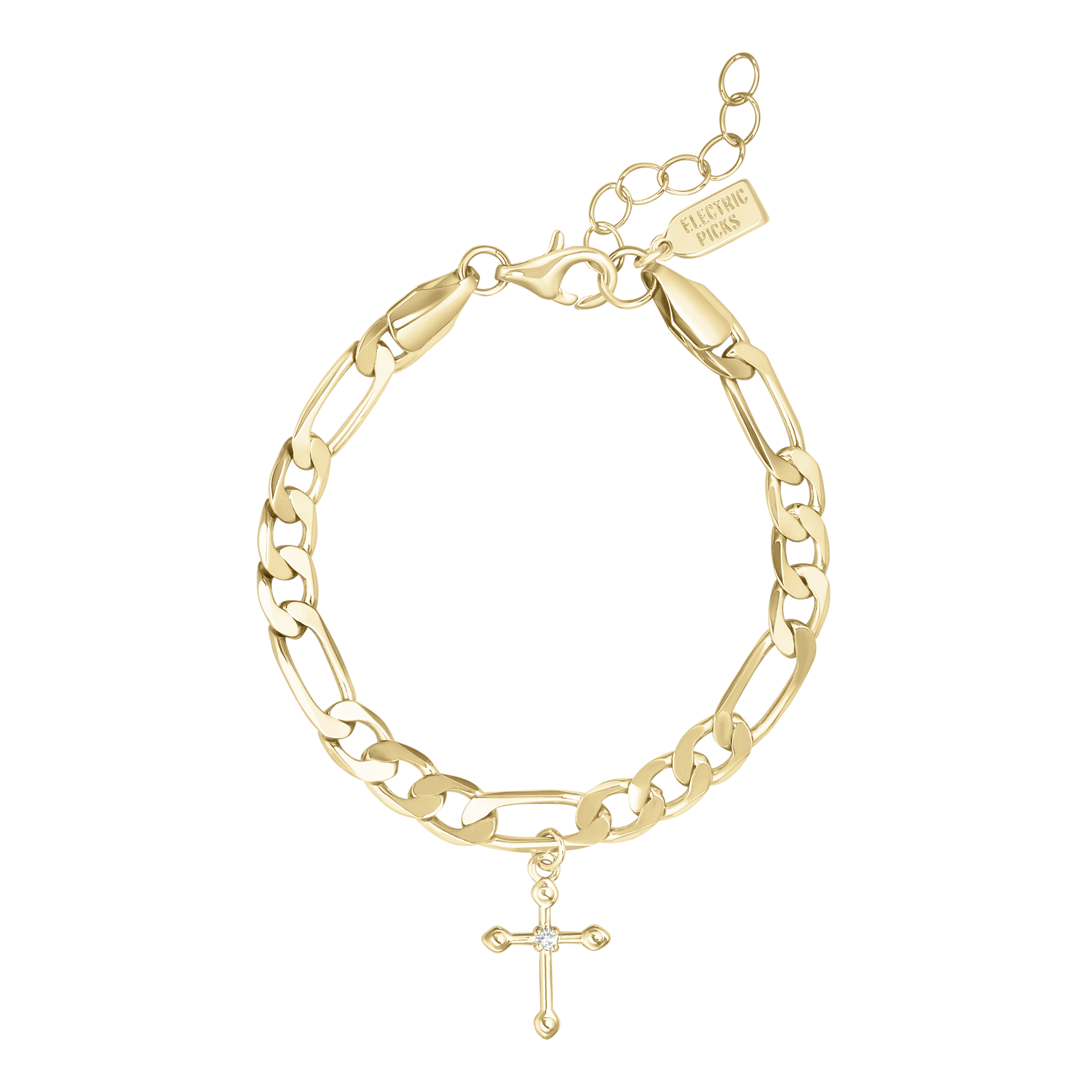 Vintage Cross Bracelet