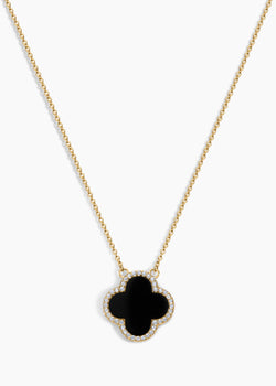 Icon Black Necklace