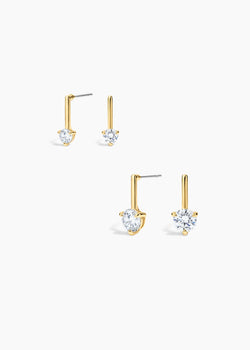 Jet Set Earrings Set of 2