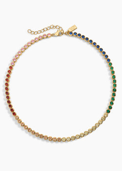 Rainbow Caviar Necklace