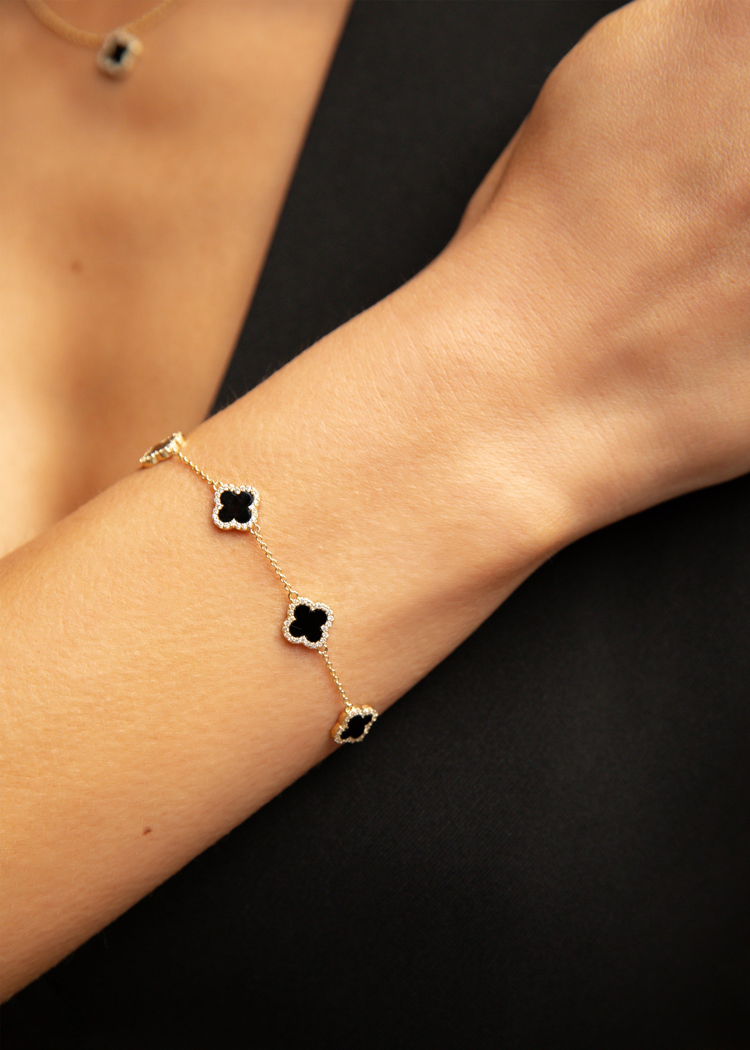 Mini Icon Black Bracelet