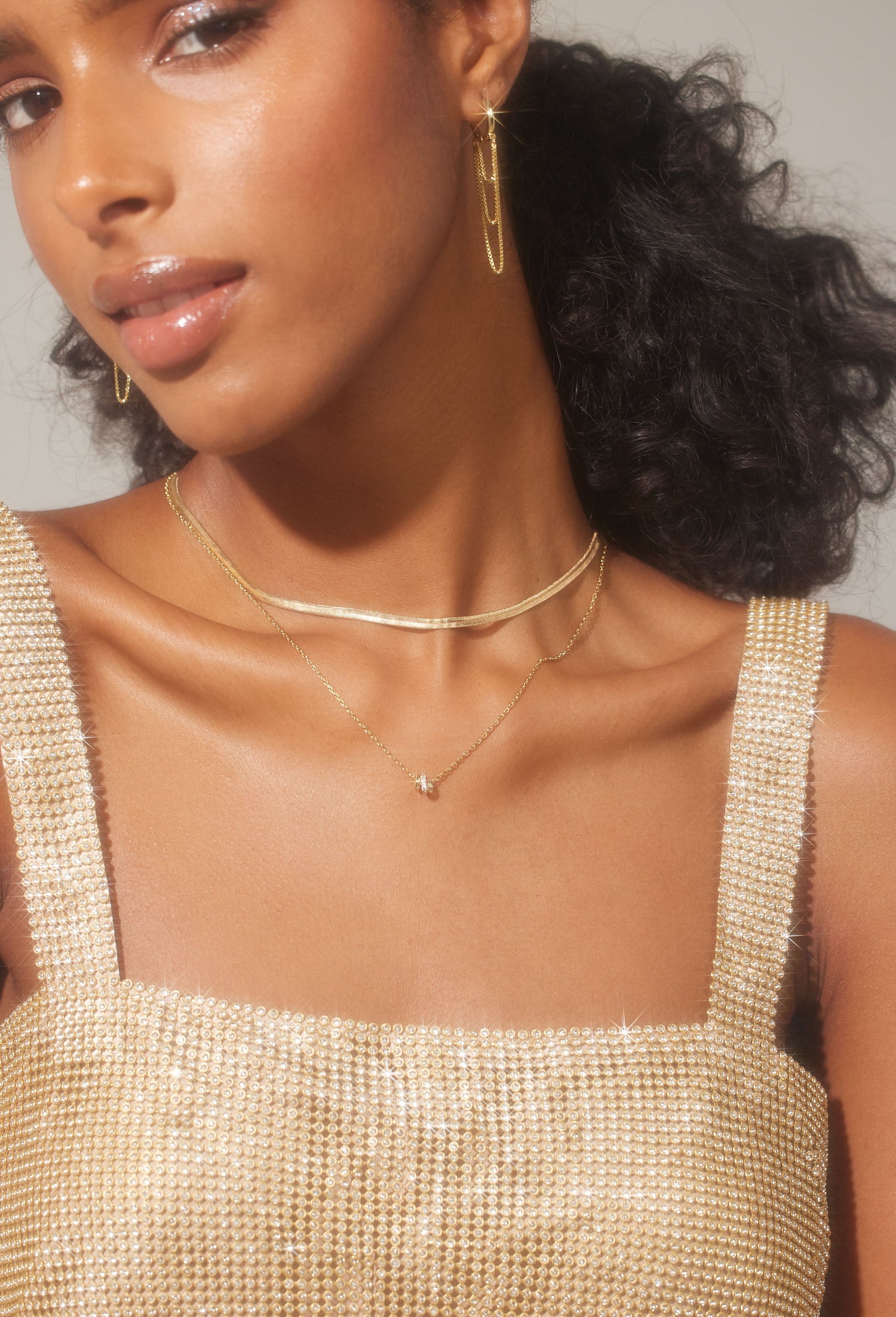 Shimmer Necklace Set of 2