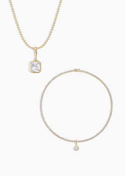 Opalite Necklace Set of 2