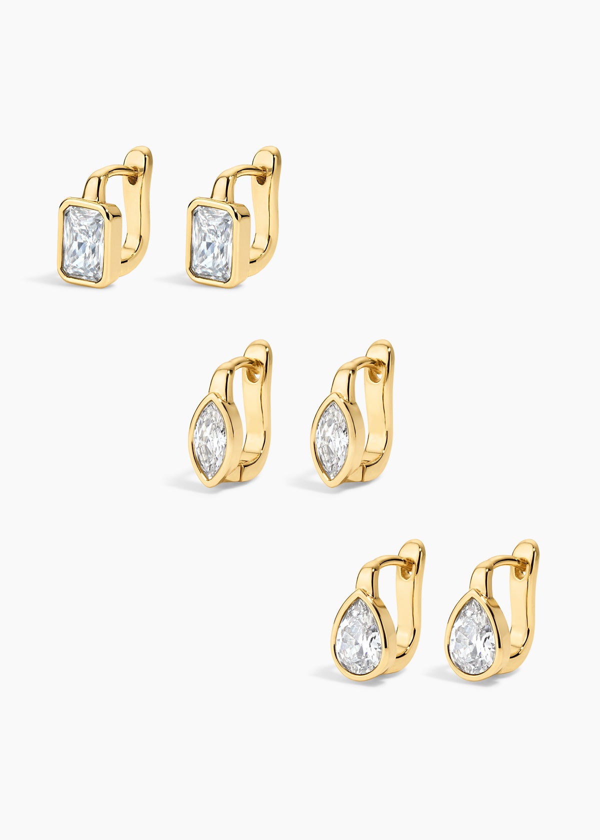 Take Shape Earring Set of 3